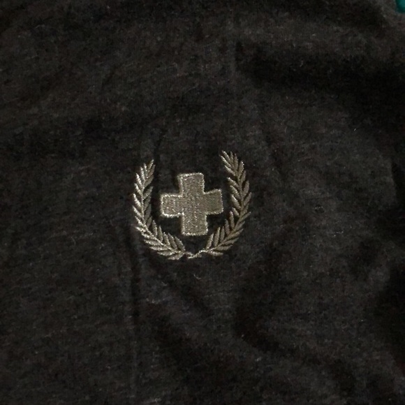 Andrew Christian colour block soft Teeshirt hoodie - Picture 3 of 7